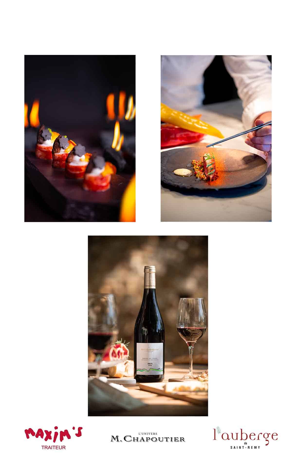 photographie culinaire et accords mets et vin