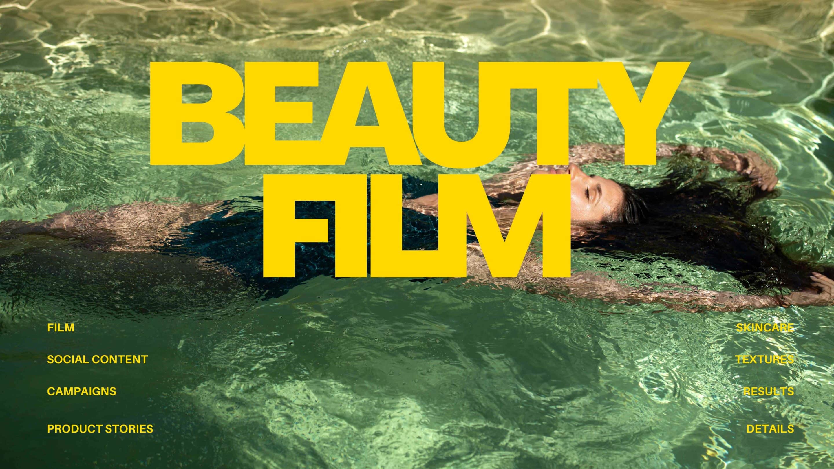 Film cosmétique et beauté
