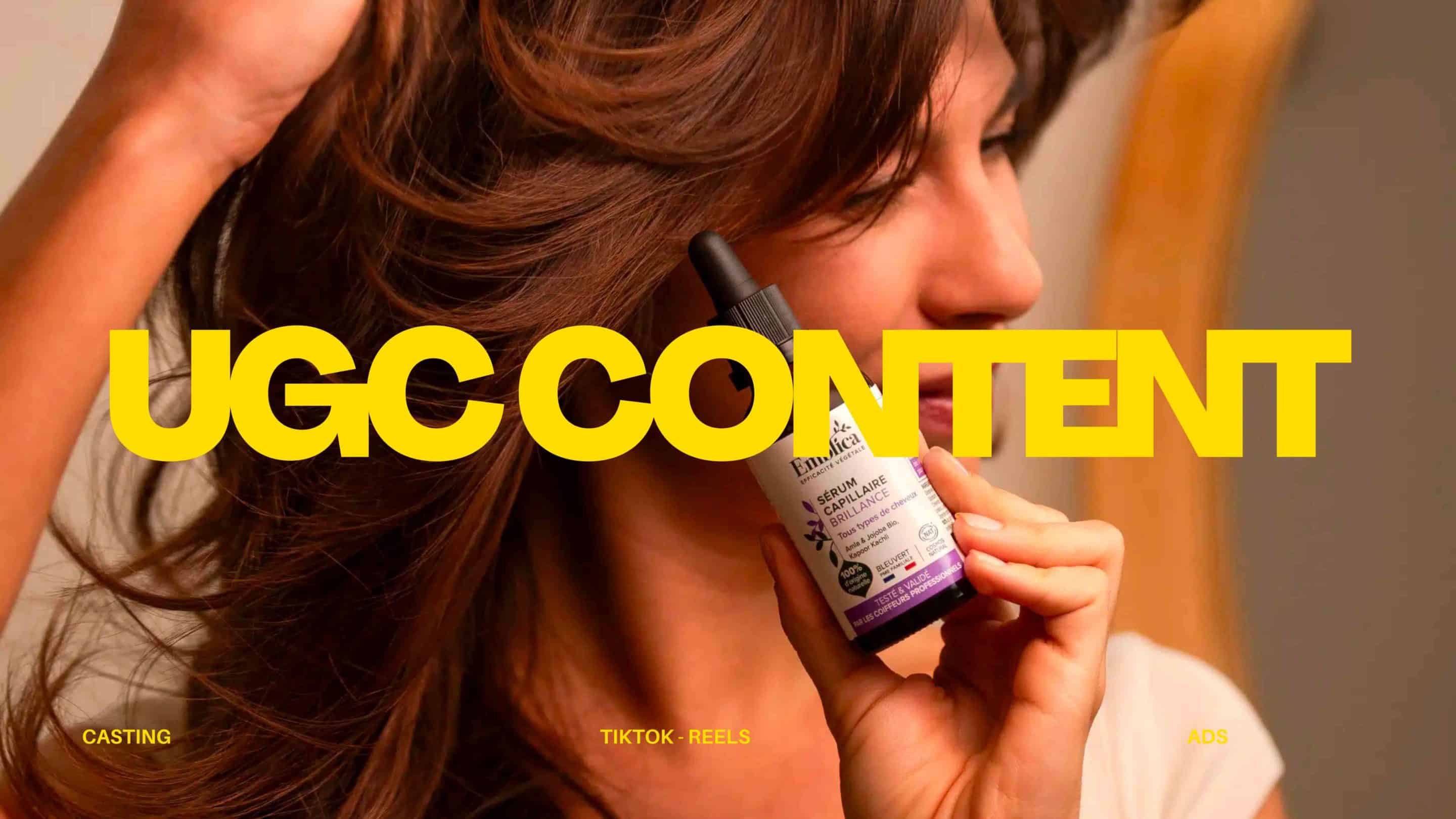UGC content pour marque beauté et produit